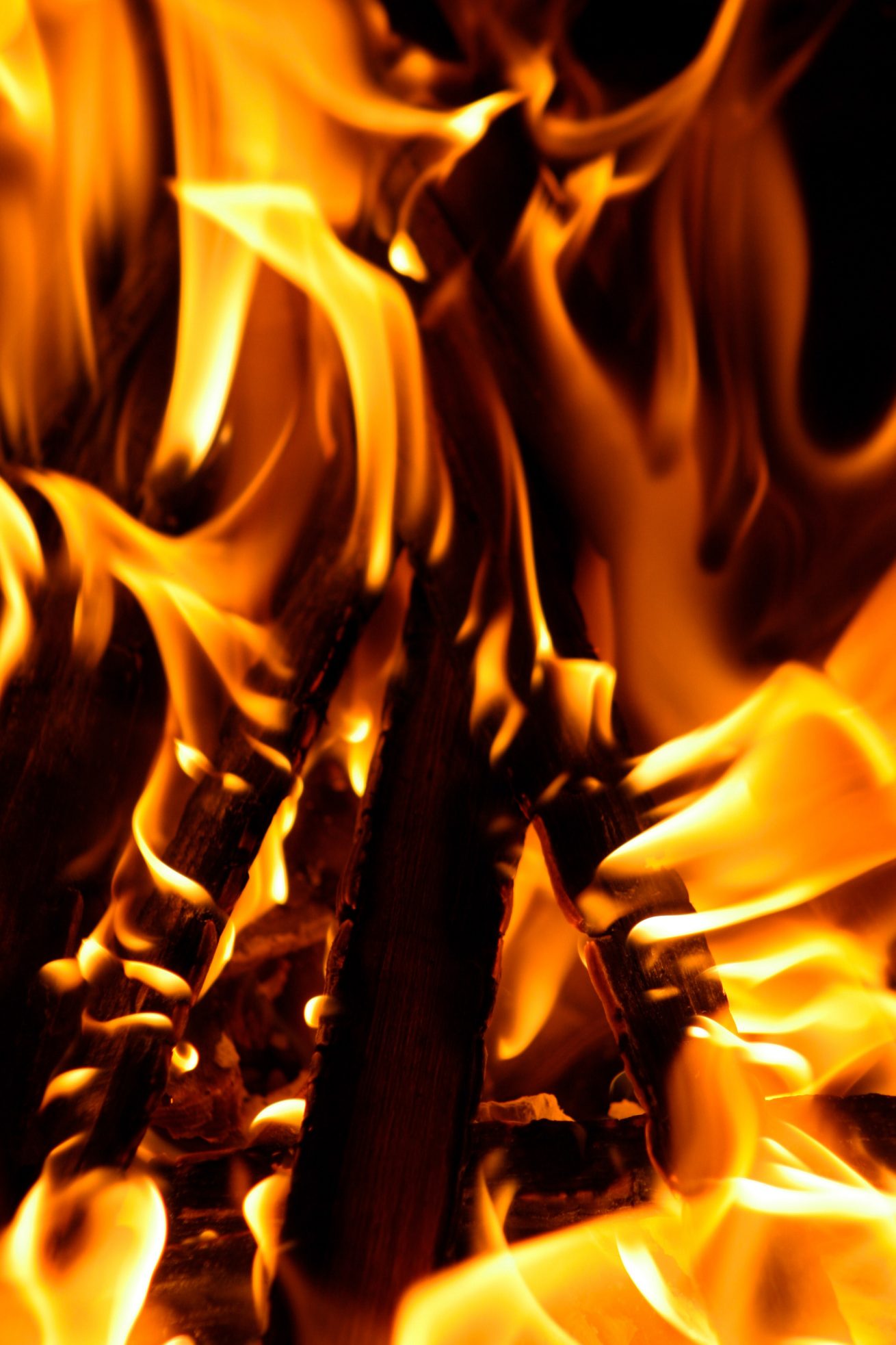 fire texture flame hot orange burn wood bonfire - Texture X