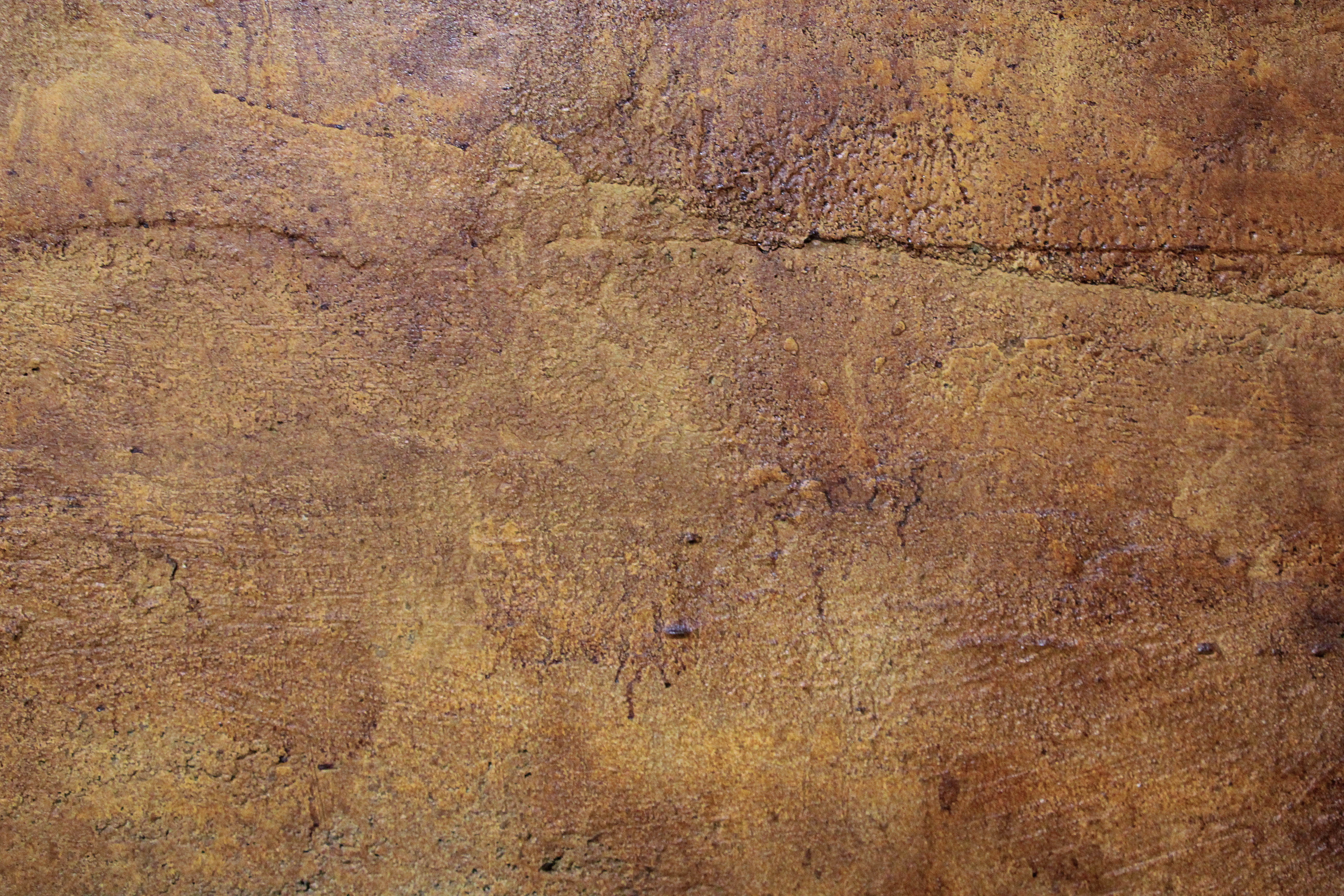 grunge texture stained concrete floor ground brown orange