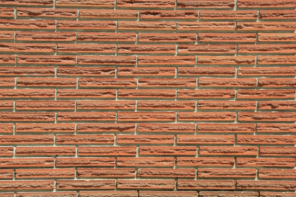 thin brick texture red wallpaper stock photo - Texture X