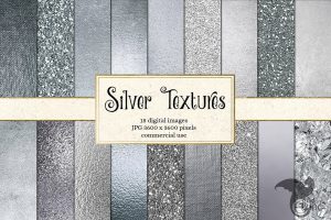 Give Your Art a Glittery Texture with a Silver Texture