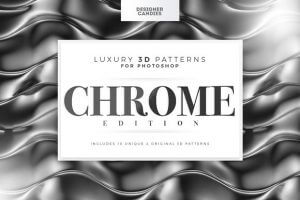 Beautiful Chrome Texture Elements for Your Designs