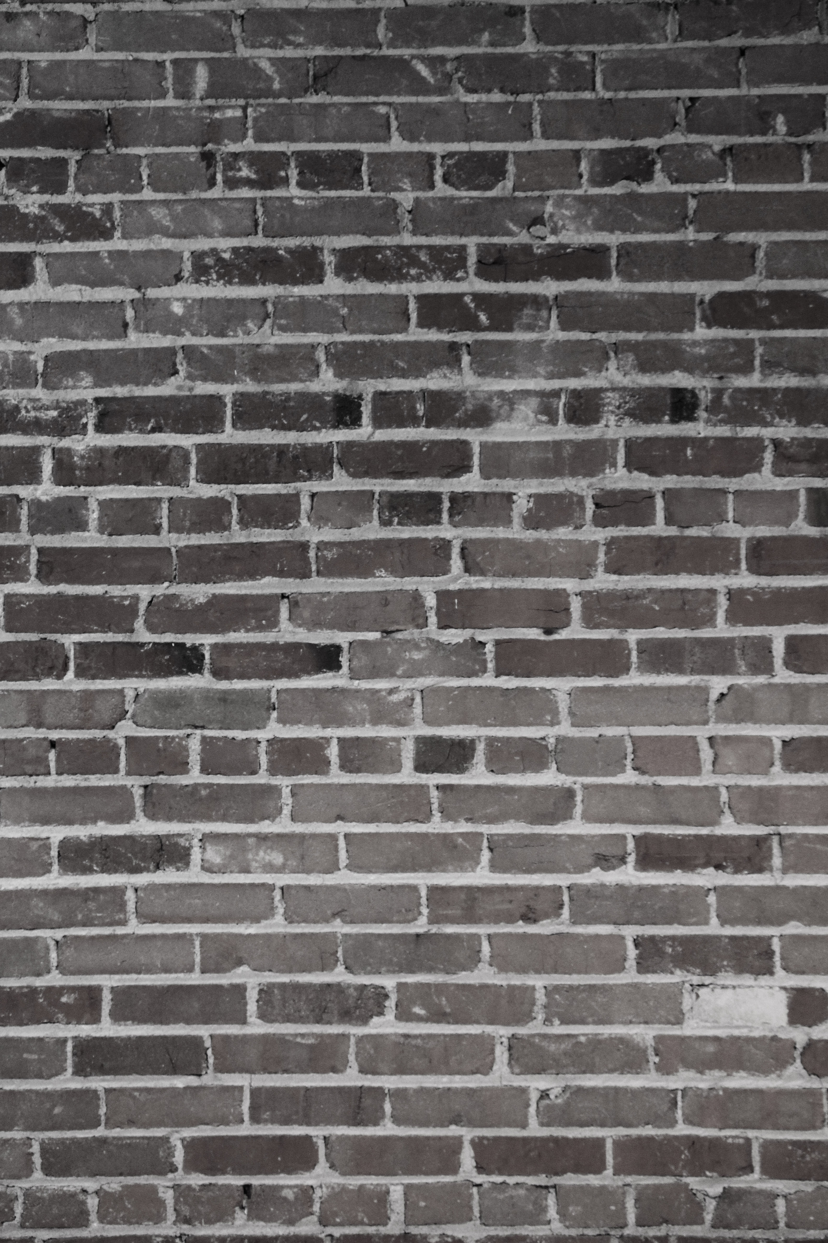 Brick Texture Black Grey White Scale Photo Contrast Wall