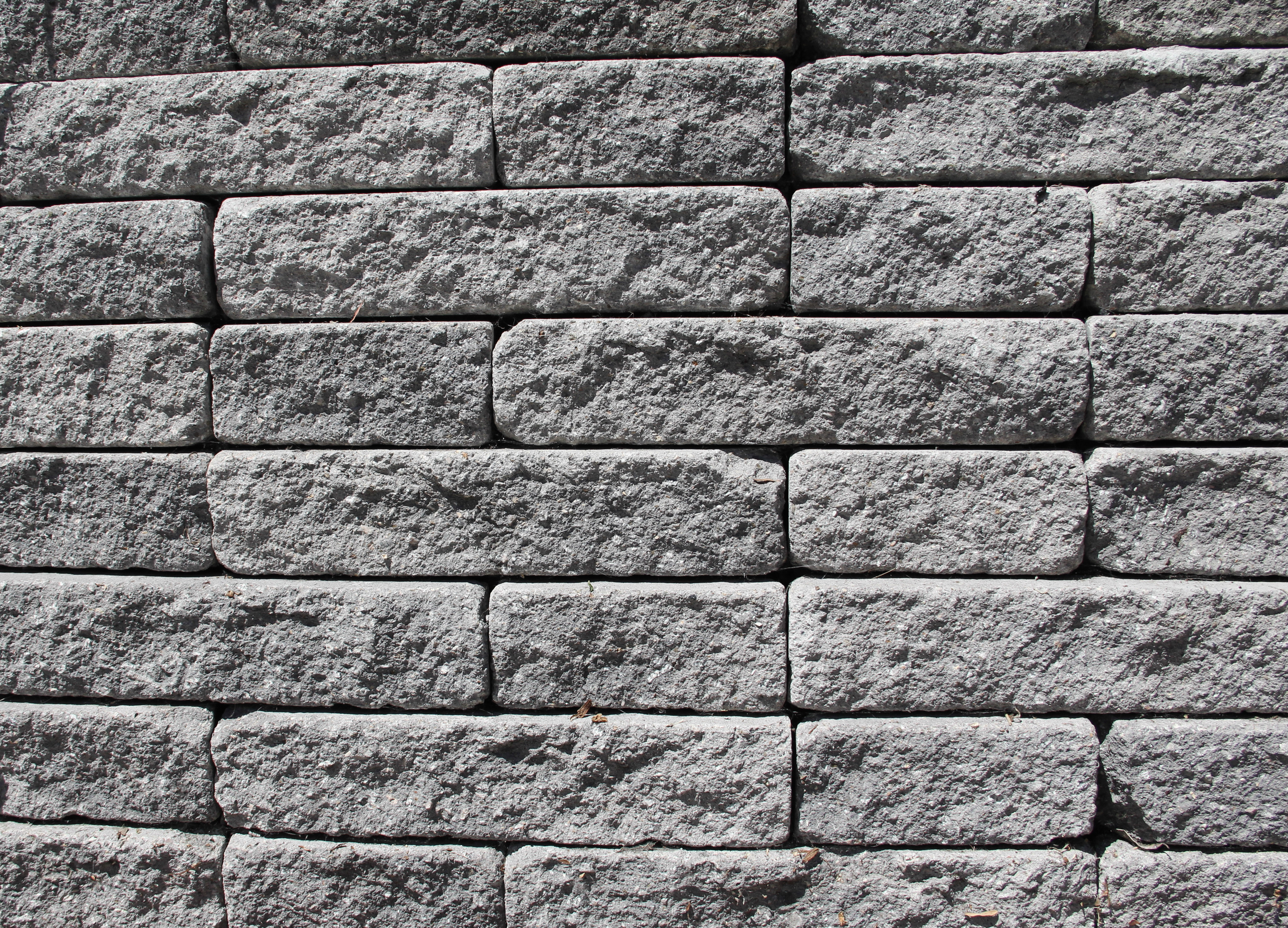 Brick Texture Grey Rough Stone Slab Surface Wallpaper Photo