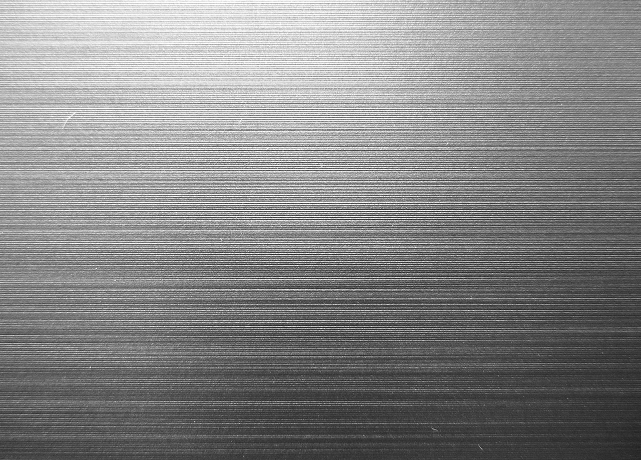 Brushed Silver Texture Metal Surface Thick Line Metallic Wallpaper