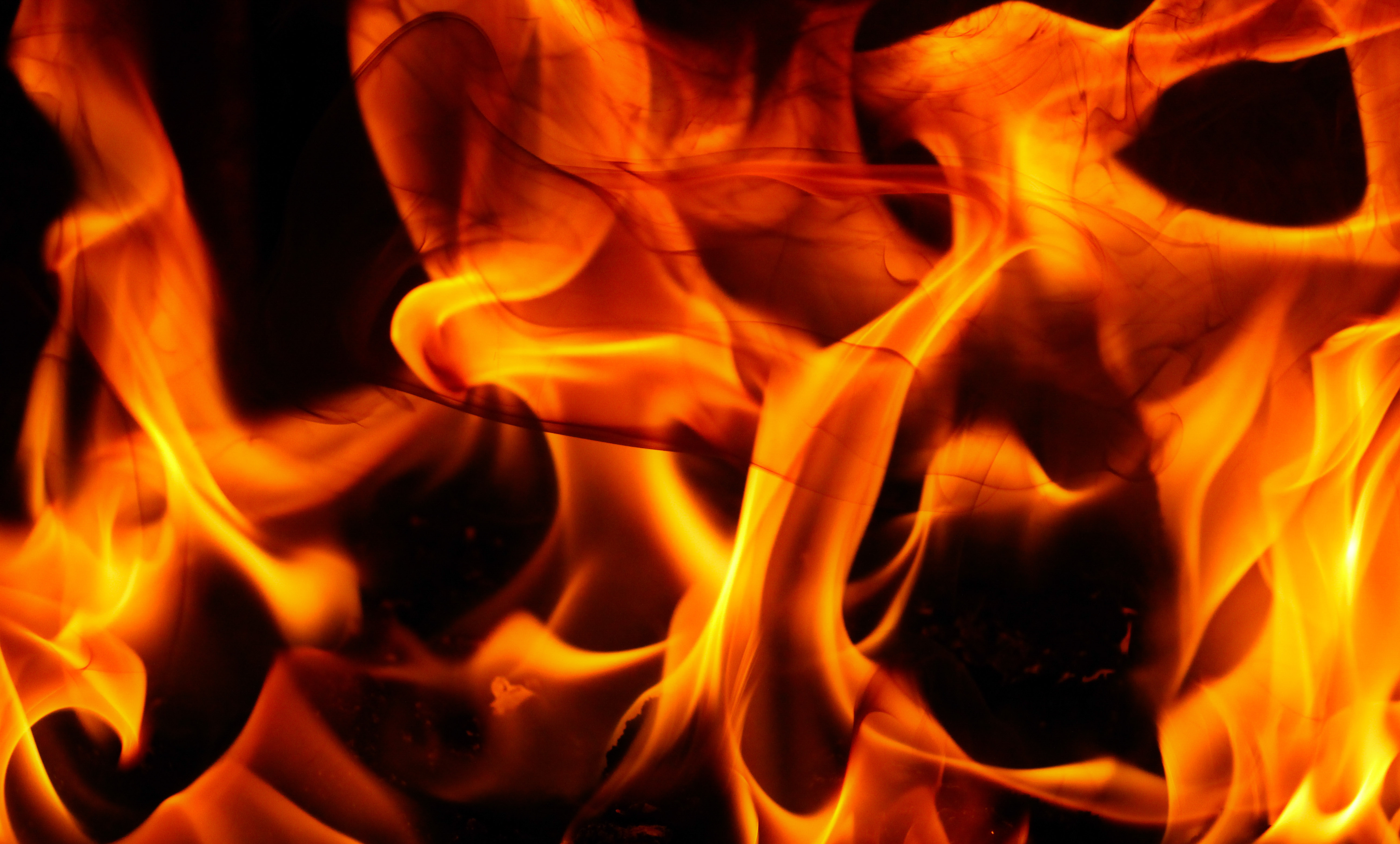 Fire Texture Burn Swirl Danger Combust Flame Photo