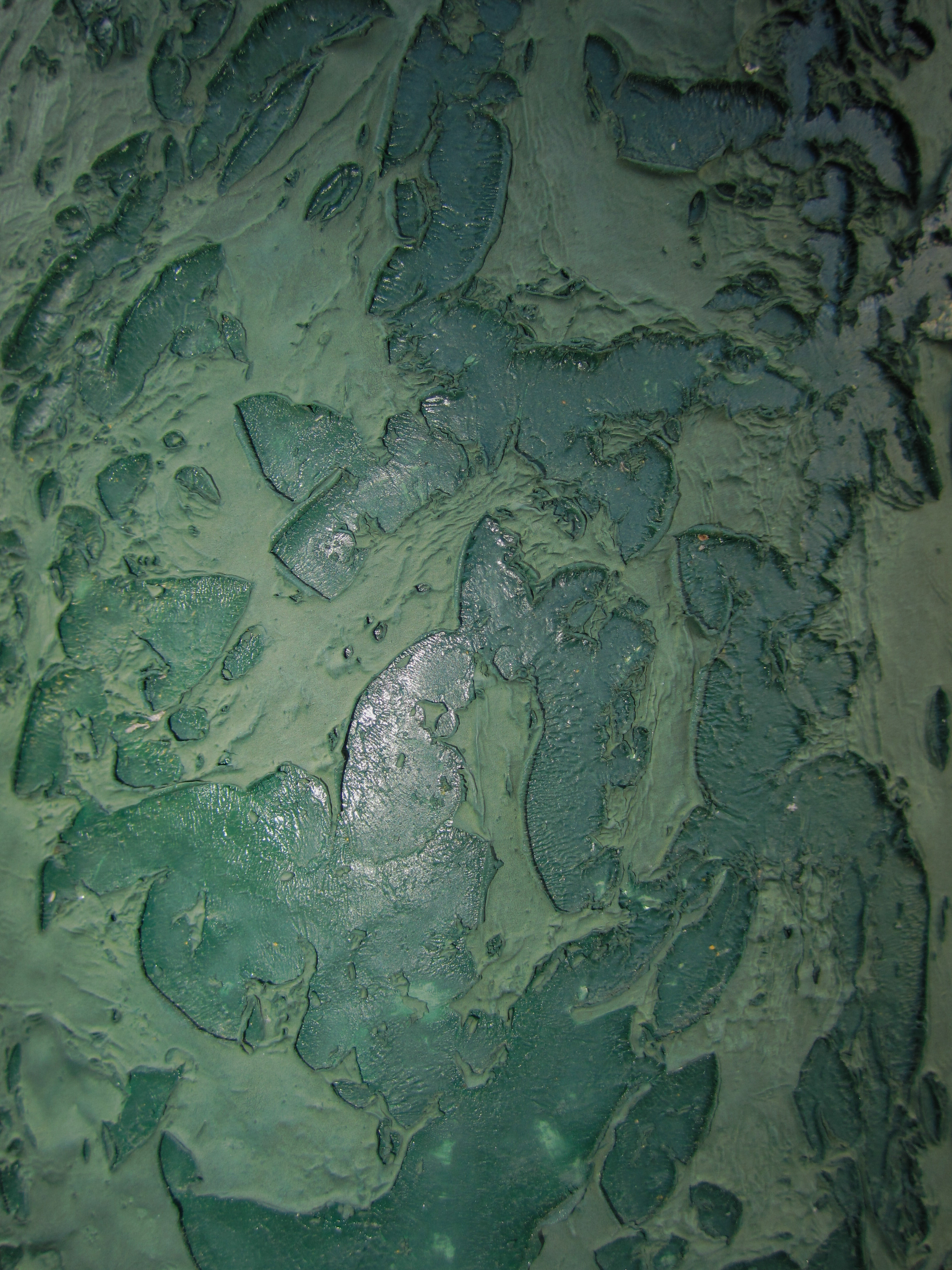 Grunge Paint Texture Flaking Peeling Pipe Green Patchy Photo