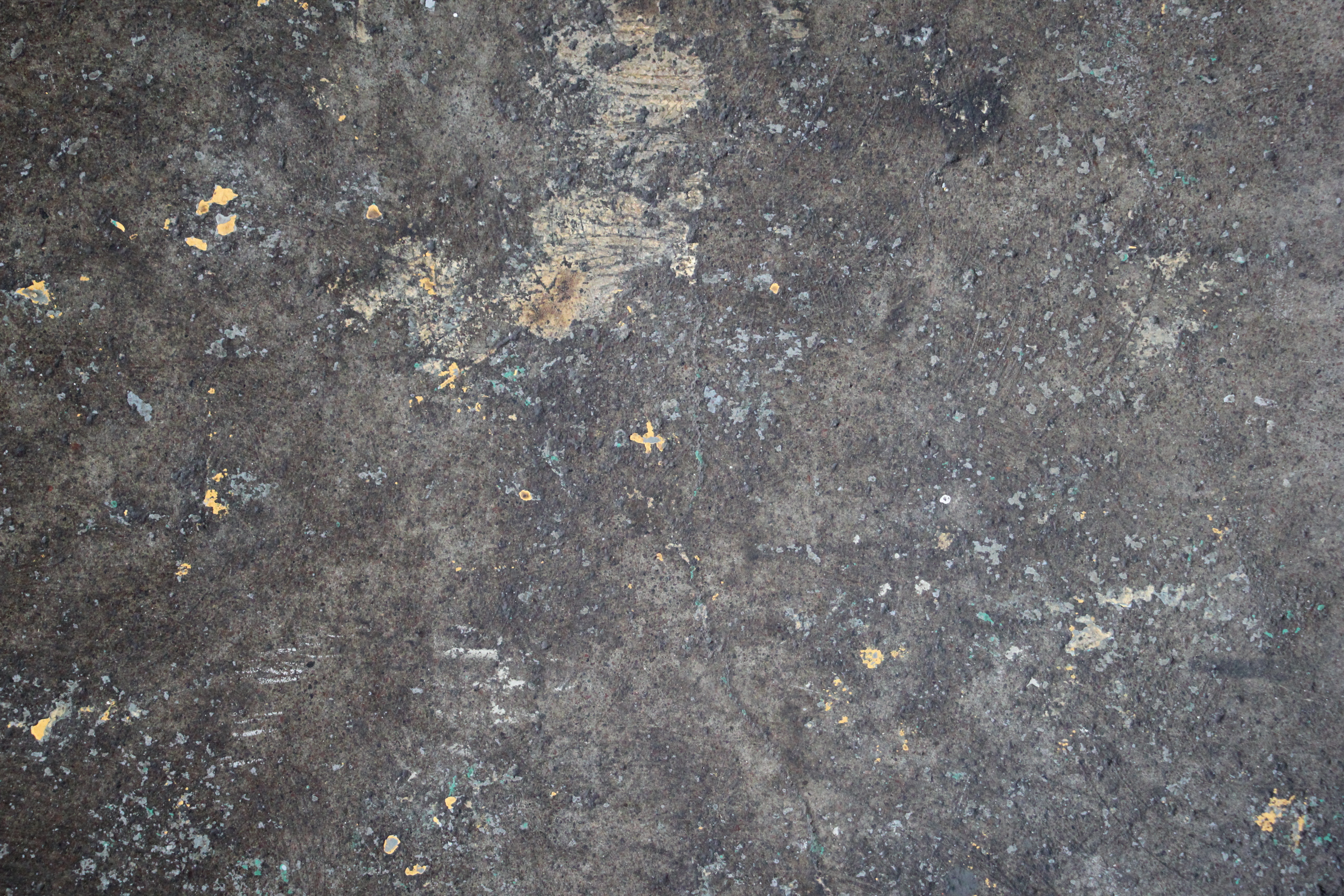 Grunge Silver White Patches Floor