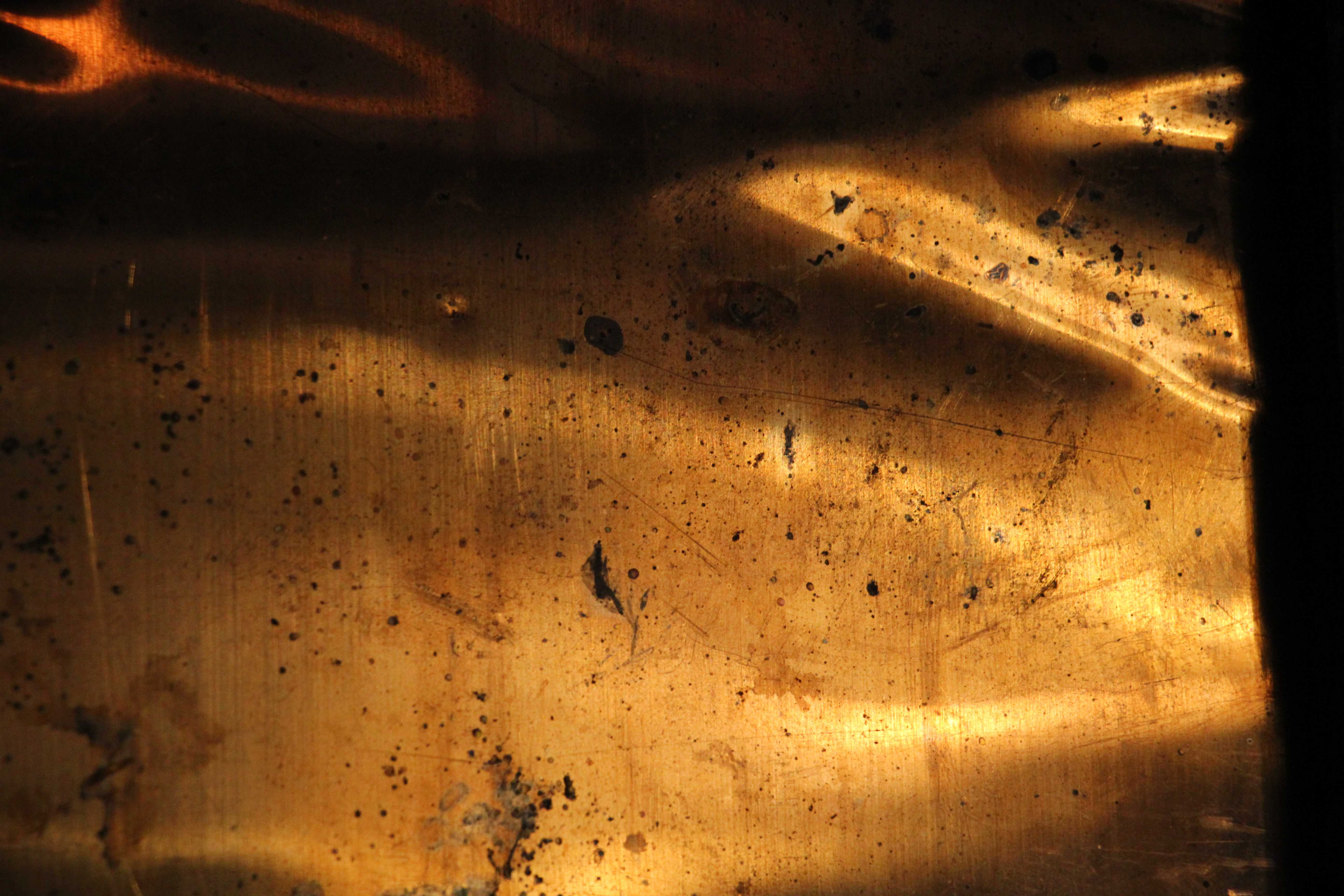 Metal With Photo Lighting Imposed Wallpaper